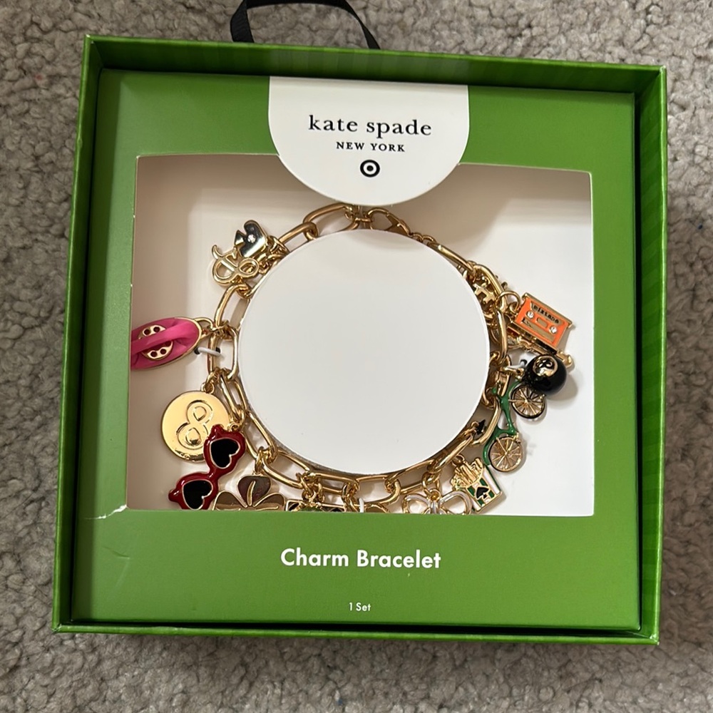 Kate Spade Gold Charm Bracelet Target